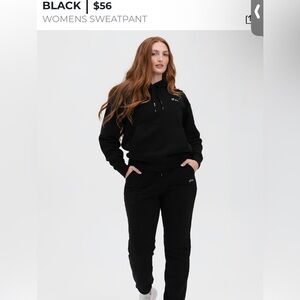 Ethika Black Joggers with Logo